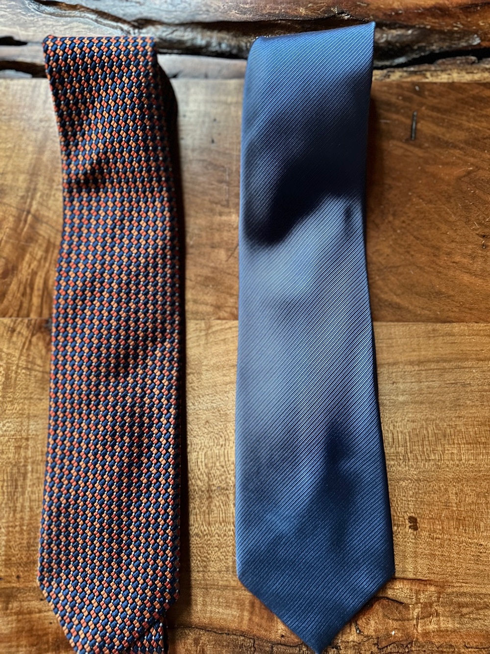Jos. A. Bank Solid Blue Silk Tie